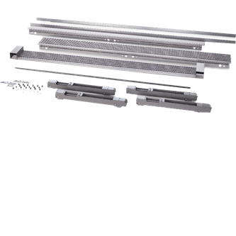 79'' Louvered or 75'' Collar Dual Stainless Steel Trim Kit